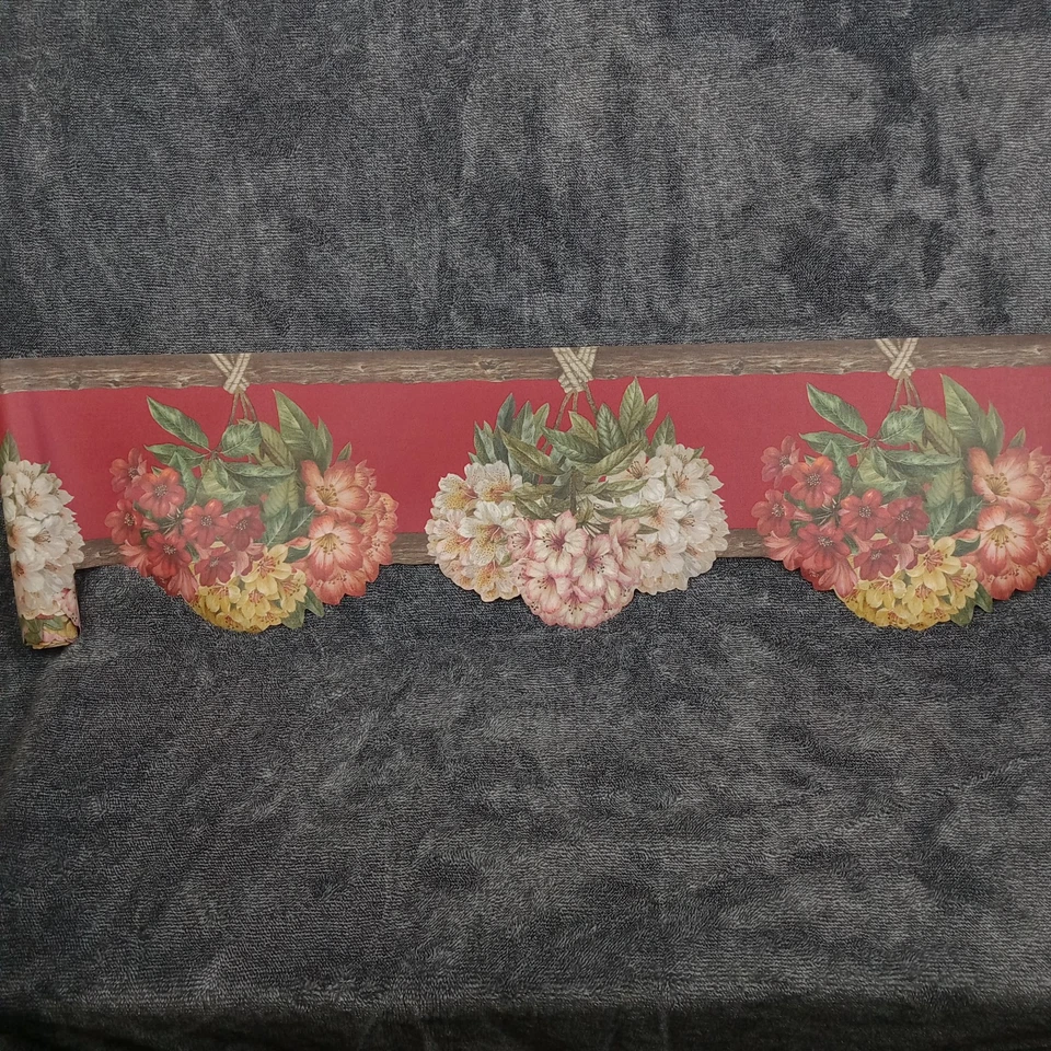 Raymond Waites Ramos Florales Papel Pintado Borde Decorativo 51672510 4 Rollos Foto 2 de 4