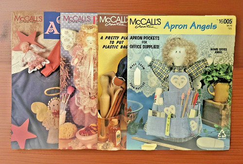 McCall's Creates ~ Lot of 4 ~ Patterns for Crafts ~ Angels ~ 1990s