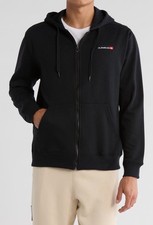 Quiksilver Red Box Fleece Full Zip Hoodie Men  s Size: M Regular-Logo Black