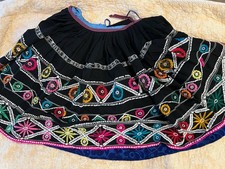 Traditional Pollera Cuzco Peru Women's Huayno Skirt Dancing Costume Handmade 2