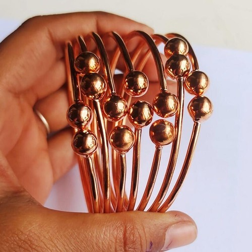 Bracelet Manchette En Cuivre Pur – Réglable Unisexe, Bien-être Et Guérison