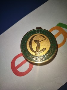 1992 Colorado Open Golf Money Clip  CU cancer center MINT