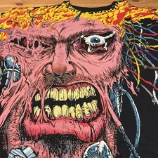 Liquid Blue Overload Wolverine Mens Tee Size XXL