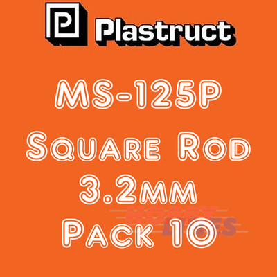 MASSIVER VIERKANTSTAB Sortiment Styrol ABS Kunststoff Polystyrol MS PLASTRUCT