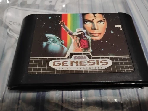 Michael Jackson's Moonwalker (Sega Genesis, 1990) Cart Only Authentic Tested