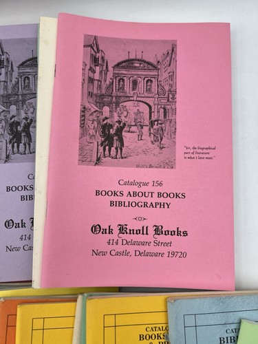 Oak Knoll Books Catalog Vintage Lot of 30 Rare Used Out of Print Book Collector - Foto 10 di 10