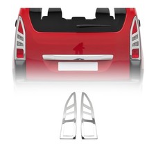 Rücklicht Leisten Heckleuchte für Peugeot Partner Tepee 2008-2012 Edelstahl 2tlg