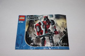 LEGO KNIGHTS KINGDOM  LORD VLADEK 8795 100% COMPLETE w/ CANNISTER & MANUAL 2005
