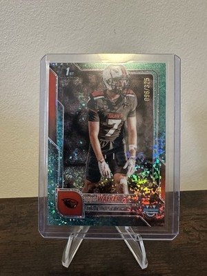 2025 Bowman Chrome U Trent Walker Aqua Mini Diamond Refractor /325 #54