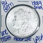 1889 BU UNCIRCULATED MORGAN SILVER DOLLAR AUTHENTIC U.S. MINT FREE SHIPPING 6961