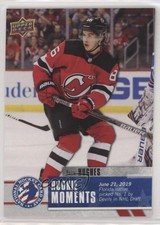 2020 Upper Deck National Hockey Card Day America Rookie Moments Jack Hughes 2r7. rookie card picture