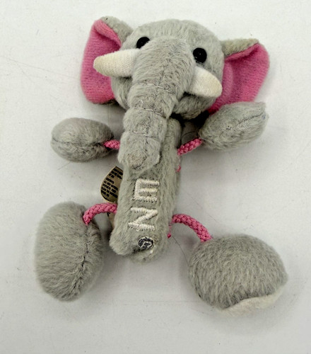 PEZ Safari Babies Elephant Plush Keychain & Dispenser 2006