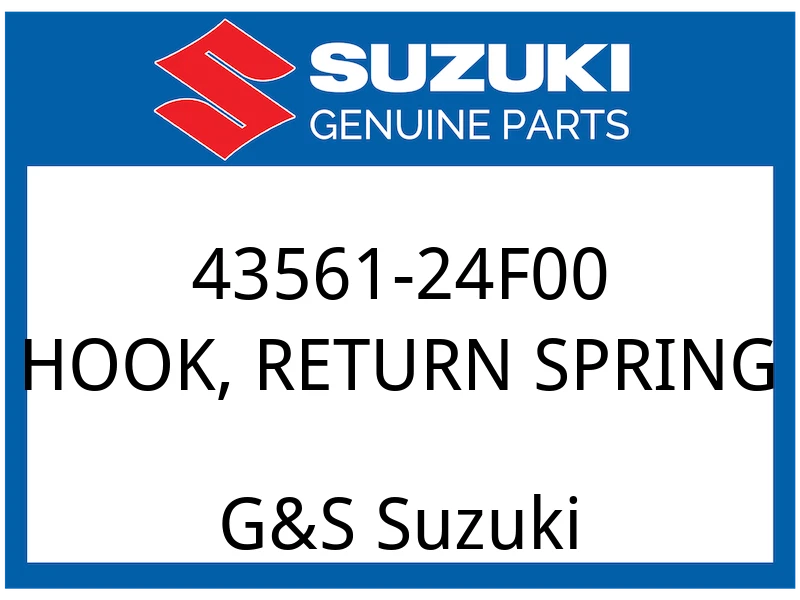HOOK, RETURN SPRING
