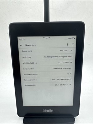 amazon kindle paperwhite 10th generation 32gb PQ94WIF - GC