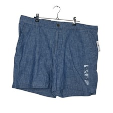 Gap Blue Girlfriend Khaki Short High Rise Size 18