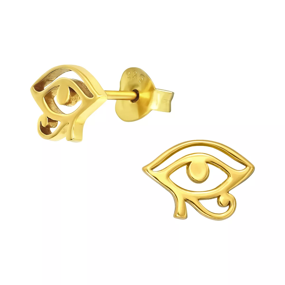 Eye of horus stud earrings deals