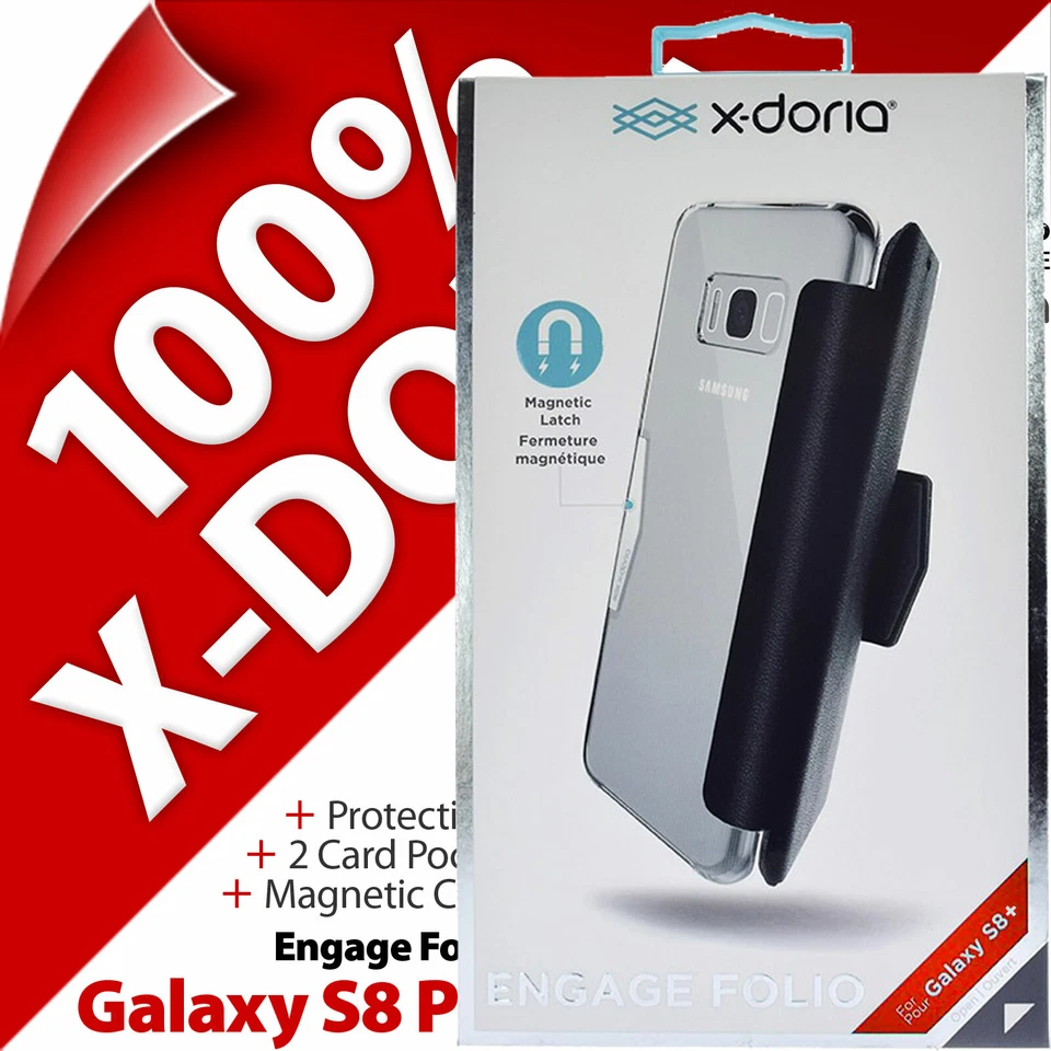 X-Doria Engage Folio Protection Slim Case Wallet Samsung Galaxy S8 PLUS (6.2") - Image 3 of 4