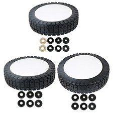 Lawnmower Wheel 6"  7" 8" 150mm 175mm 200mm Universal Tyre Reducer Bushes