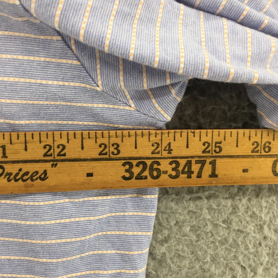 Polo de golf Daniel Cremieux para hombre XL púrpura a rayas manga corta algodón Foto 4 de 4