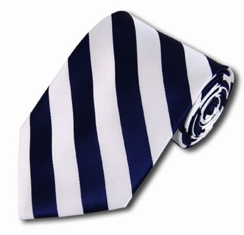 BRANDNEU! Manzini Neckwear® Herren 3,5" DS Krawatte normale gestreifte College-Krawatte - Bild 21 von 32