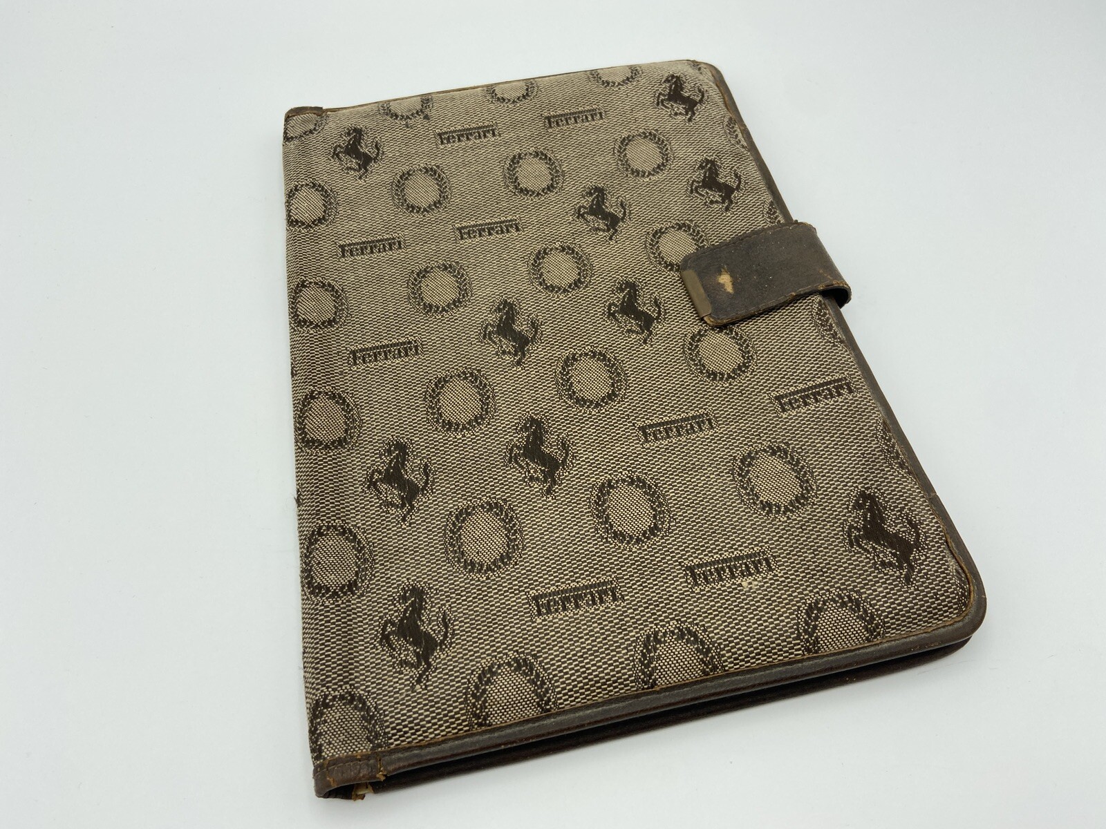 FERRARI 308 GTB 512 BB OWNER'S MANUAL POUCH | BORDMAPPE | CLOTH DOCUMENT  WALLET | eBay