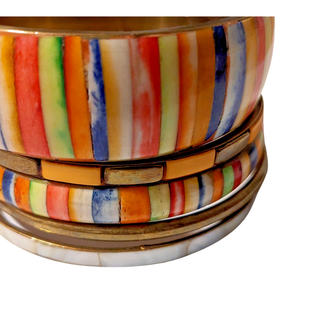 VTG - 80s Bangle Bracelets - Multicolor - image 3
