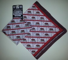 1 - California State Flag Bandanna Bandana Handmade FACE MASK CA SCARF
