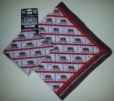 1 - California State Flag Bandanna Bandana Handmade FACE MASK CA SCARF