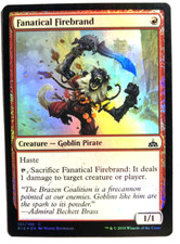 Fanatical Firebrand FOIL 101/196 Rivals of Ixalan MTG Magic the Gathering LP