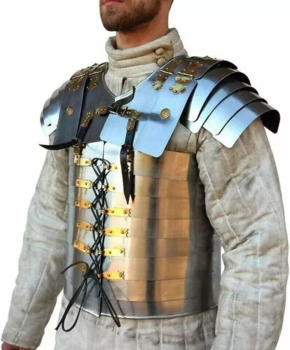 Lorica Segmentata Roman Legionnaire Armor Medieval armor LARP Ancient Jacket - Picture 8 of 13