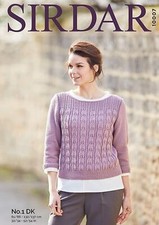 Sirdar Knitting Pattern - No.1 DK, Sweater 10007