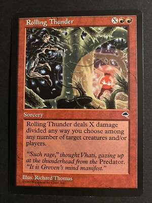 Rolling Thunder / Tempest - Magic The Gathering, Guter Zustand