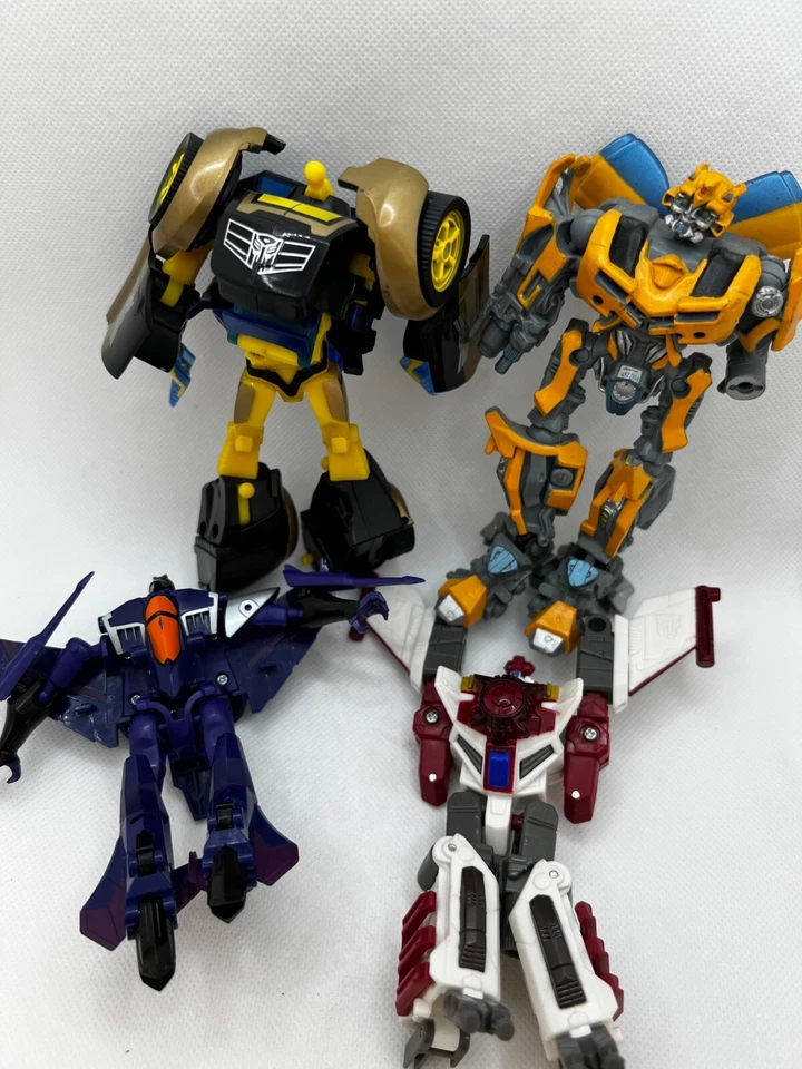 Transformers Lote Mixto De 4 Figuras Hasbro Bumblebee, Skyblast, Thundercracker Foto 2 de 4