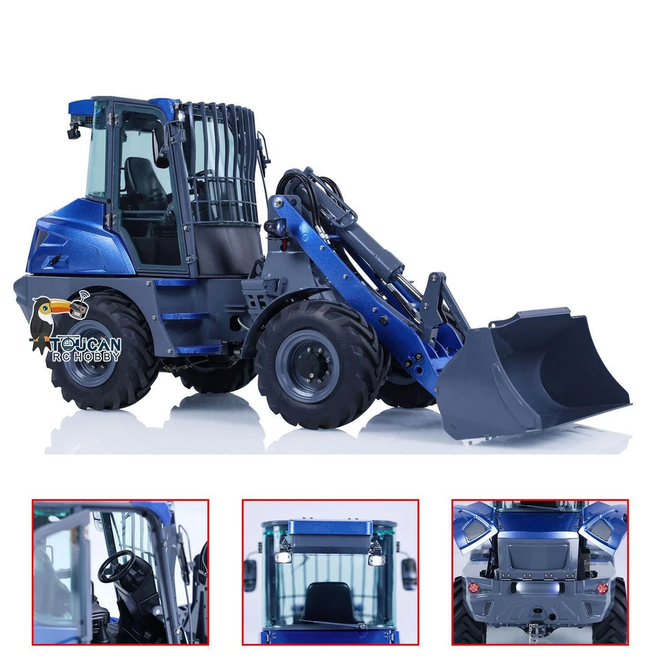 1:14 Metal LESU RC Hydraulic Loader AOUE MCL8 Remote Control Engineer Vehicles - Image 2 of 4