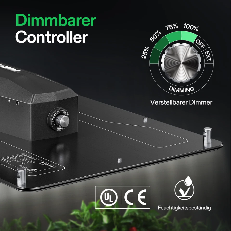 VIVOSUN VS2000 LED Grow Light 200W pflanzenlampe Zimmerpflanzen Indoor Veg - Bild 4 von 4