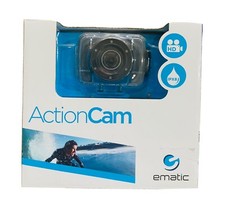 Ematic Waterproof Case Action Cam 720p HD Sti...