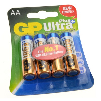 Gp Aa 1.5V Ultra Plus Hochleistung Alkaline Batterie Pack 4
