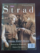 The Strad Magazine - October 1991 - Shlomo Mintz's Mentor, Points on Purfling
