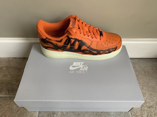 orange skeleton nike