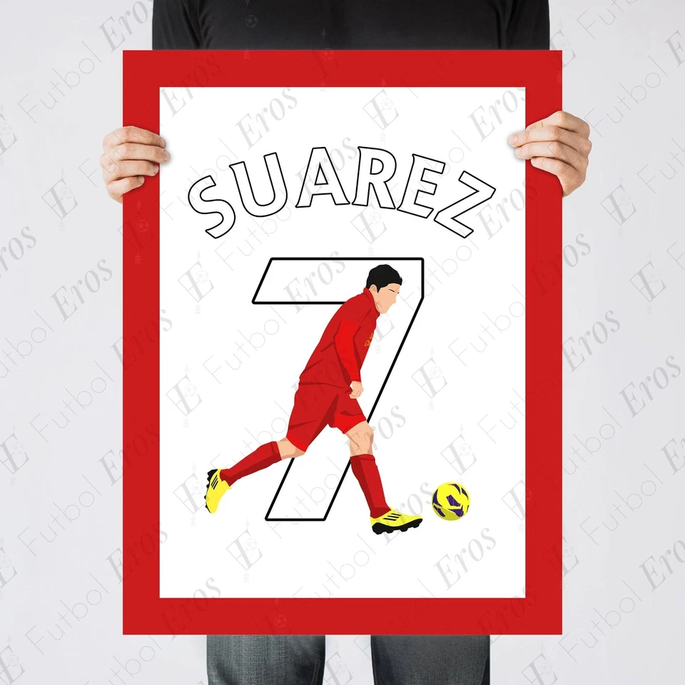Luis Suarez Control&Goal Series, 2012 Liverpool-Newcastle Print/Poster/Wall-Art - Image 4 of 4