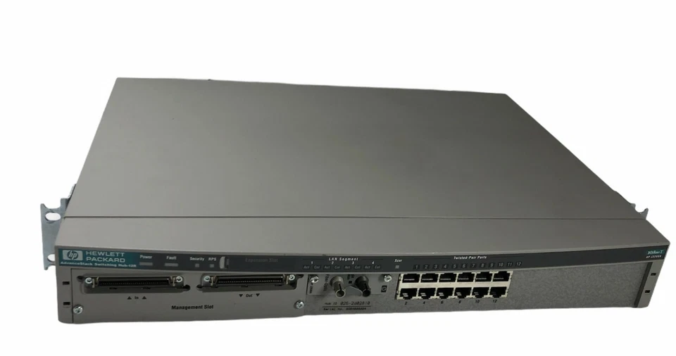 HP J3200A AdvanceStack Switching Hub-12R 10BaseT   - Image 2 of 4