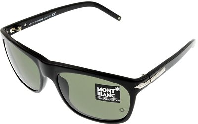 Mont Blanc Sunglasses Unisex Green Rectangular MB174S B5