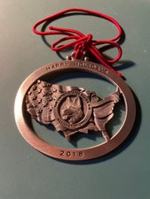 2018 United States Police Canine Association Christmas Ornament