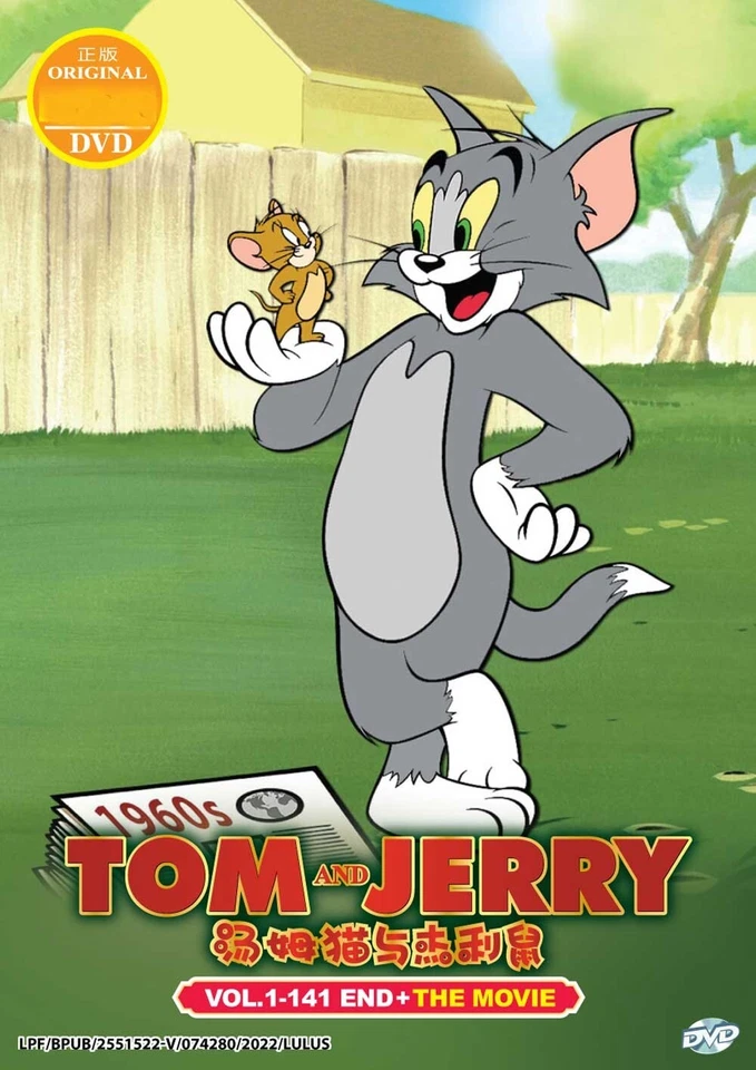 Tom And Jerry 141 Classic TV Episodes + The Movie Animation DVD English Version - Image 2 of 4