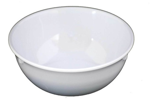 Vintage Melamin Windel Schüssel Obst Müsli Suppe Salat Dessertschüssel 15 Unzen weiß hellbraun - Bild 8 von 14