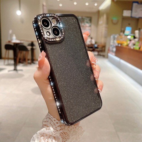 Case For iPhone 16 15 14 Pro Max 13 Shockproof Glitter Diamond Clear Soft Cover - Picture 19 of 25