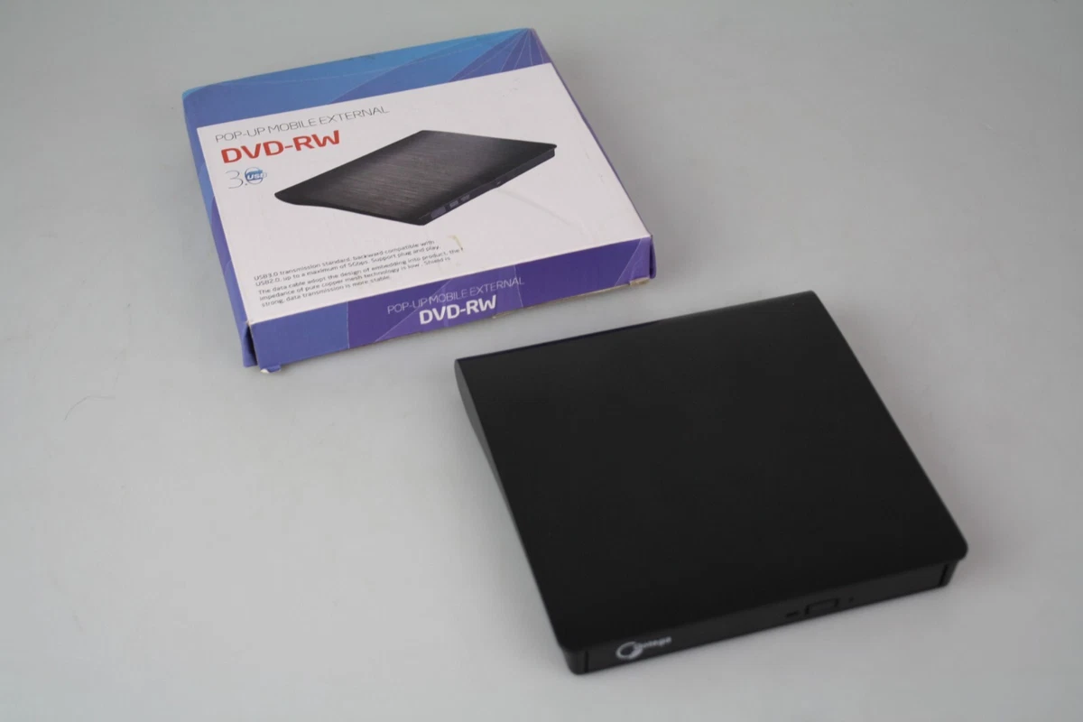 Pop-Up Mobile External DVD-RW USB 3.0 External ODD & HDD Device ECD819-SU3-black