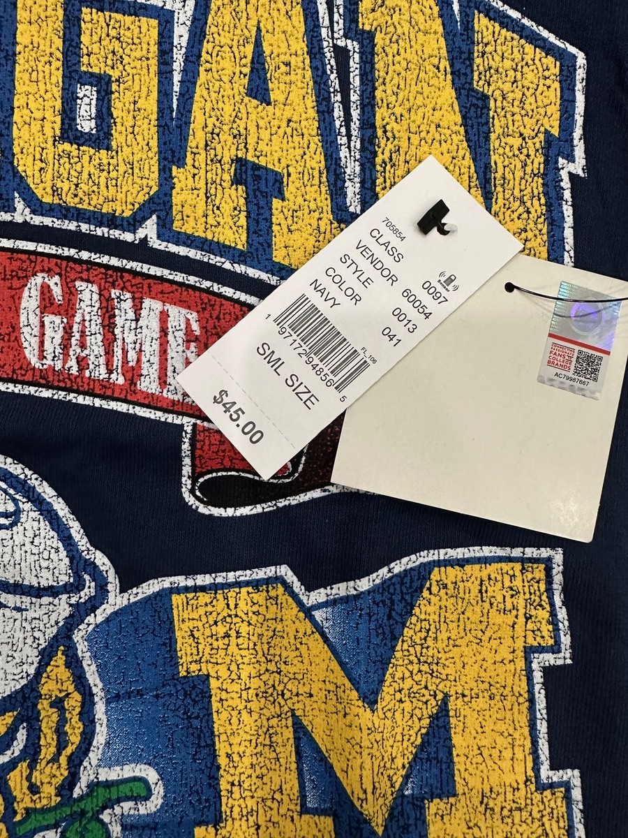 【夏だけsale!!!】80s USA製CHAMPION MICHIGAN M Michigan Wolverines by 47 Brand Men's Vintage 1989 Rose Bowl