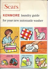 Sears Laundry Guide Lady Kenmore Automatic Washers Booklet Vintage