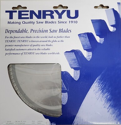 Tenryu 10'' Professional Series Carbide Tipped Saw Blade for Cutting Plastics